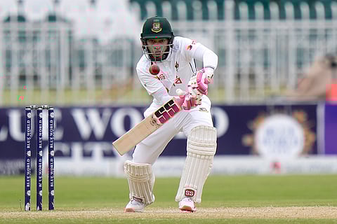 Pakistan vs Bangladesh 2nd Test Day 5: Bangladesh's Mushfiqur Rahim plays a shot against Pakistan